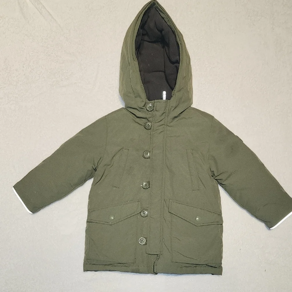 GAP Kids Olive Green Hooded Jacket